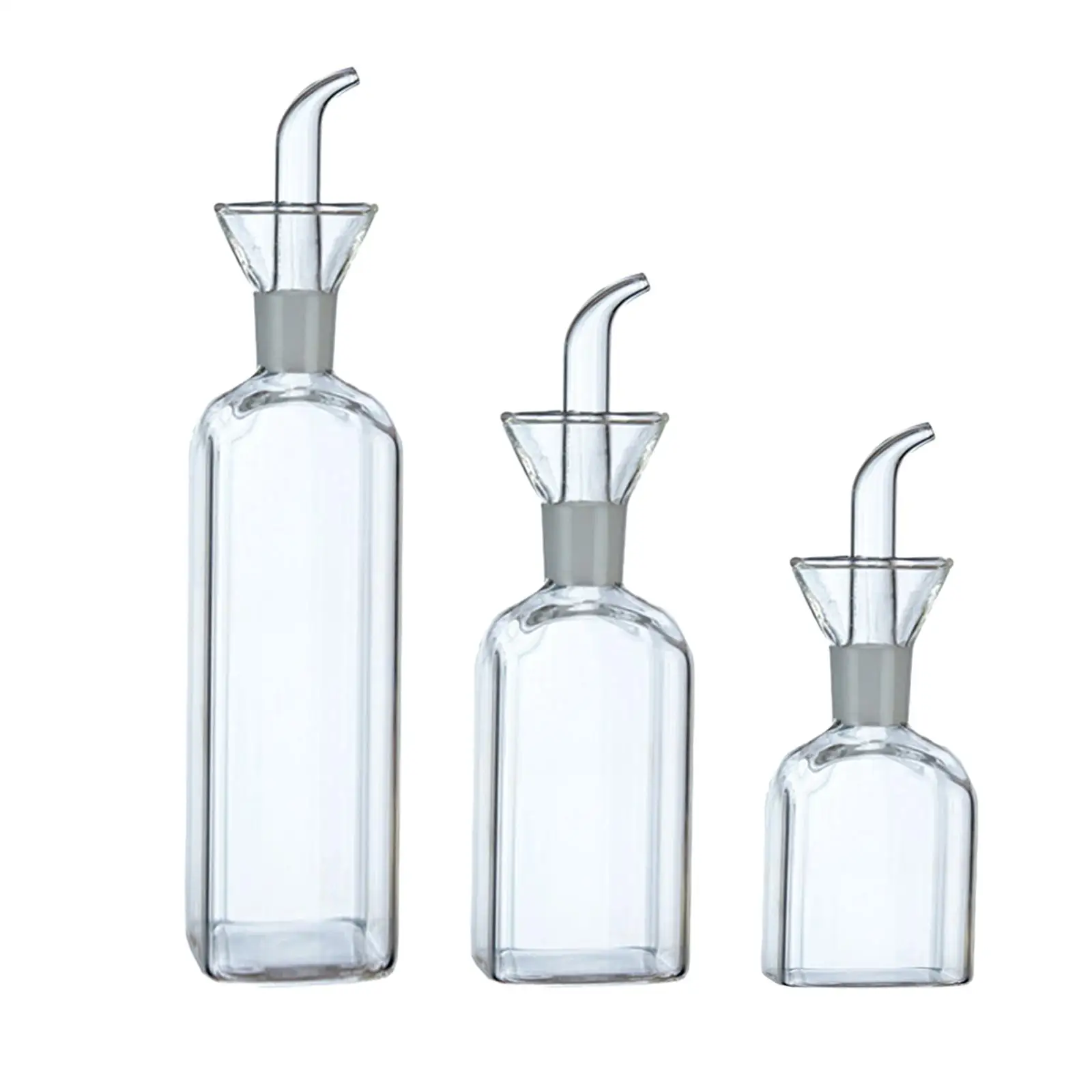 Oil and  Bottle Storage Jars Oil Container Wine Container Clear Tools No  Needed for Dressing kitchen and home Vinaigrette Cafe