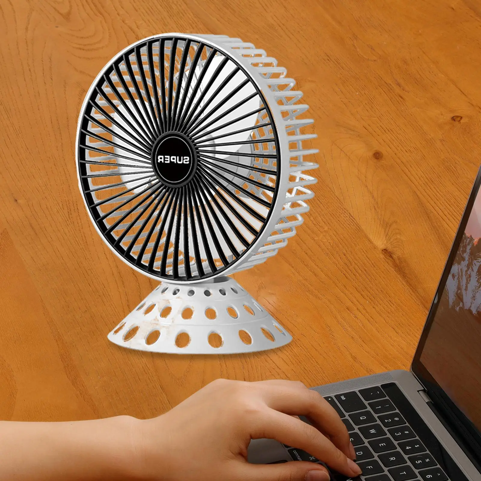 Multipurpose USB Desk Fan Portable Low Noise Desktop Fan for desk
