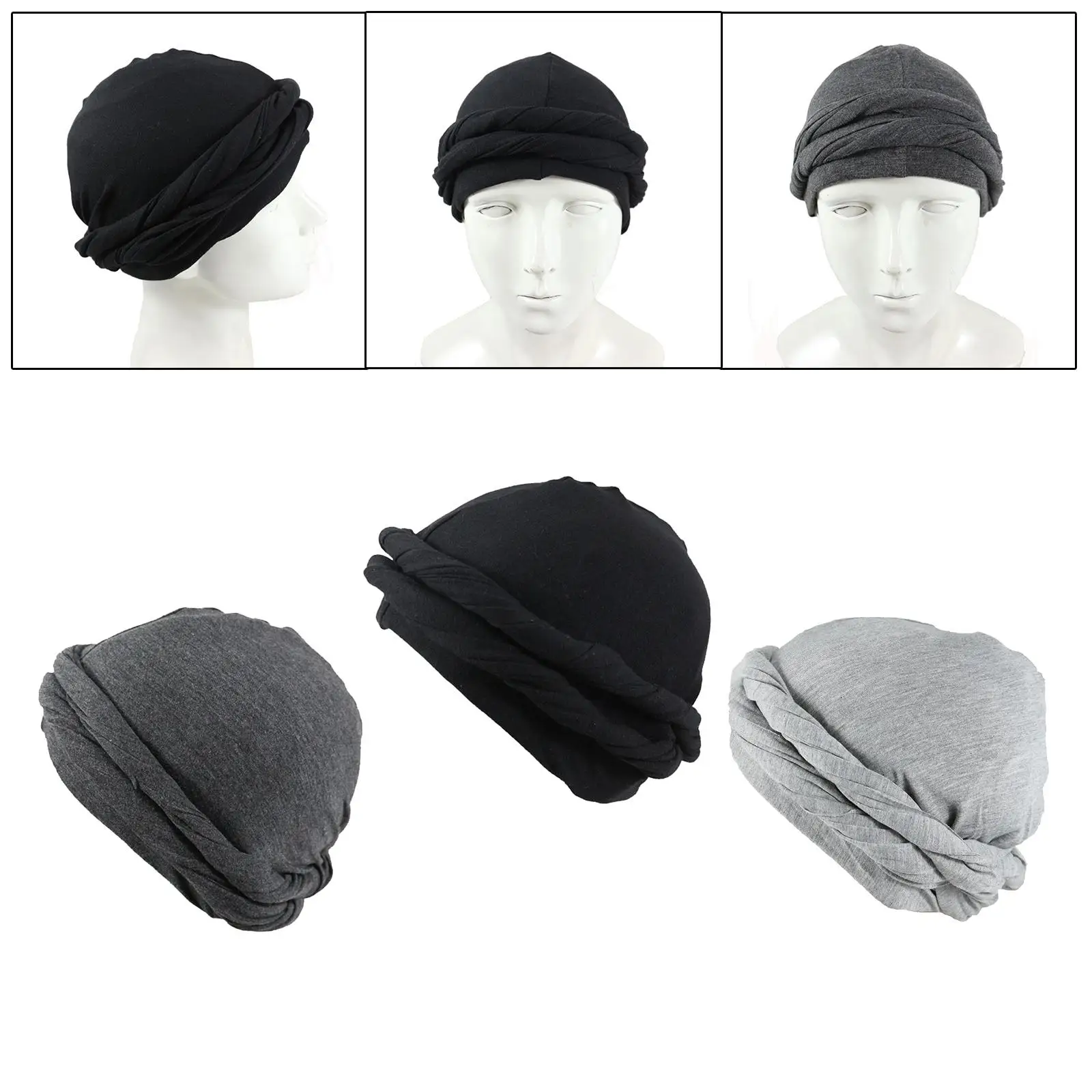 Cycling Hat Headband Hat Headscarf Baggy Skull Hat Warm Pullover Hat Head Cover Lightweight Beanie for Climbing Daily