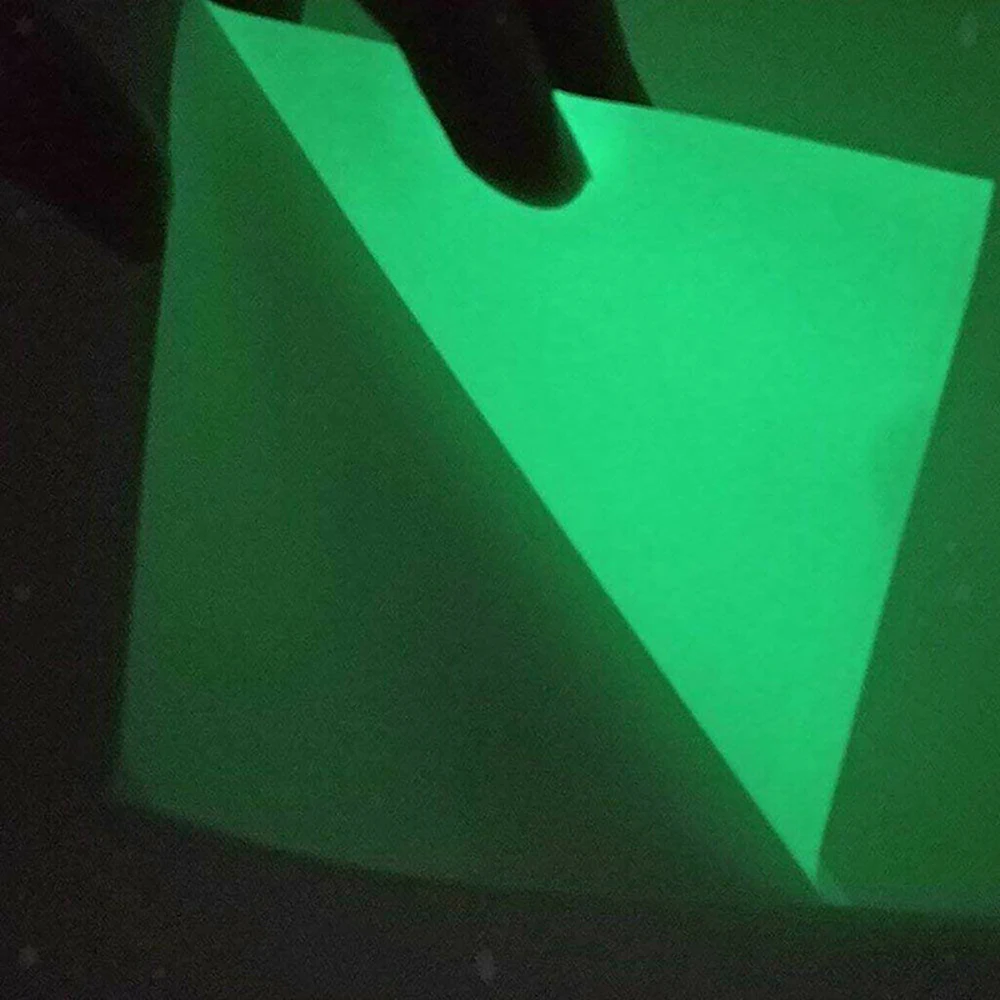 A4 Glow In The Dark Printing Paper PET Adhesive Night Light Film Adhesive Printing Inkjet Luminous Printing Paper Handmade DIY