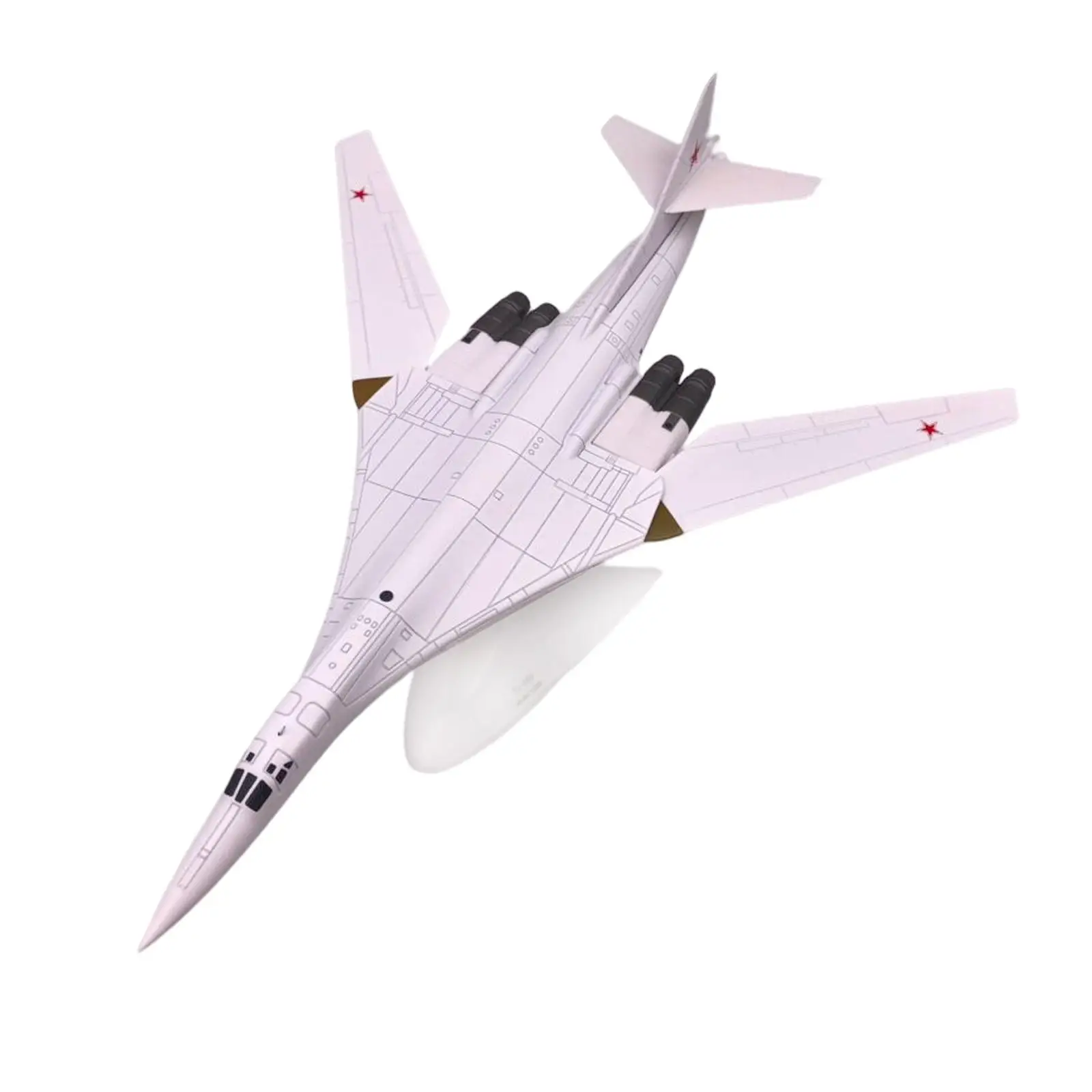 1:200 Aviation Model Decoration Alloy Toy Aircraft Attack Plane for Children