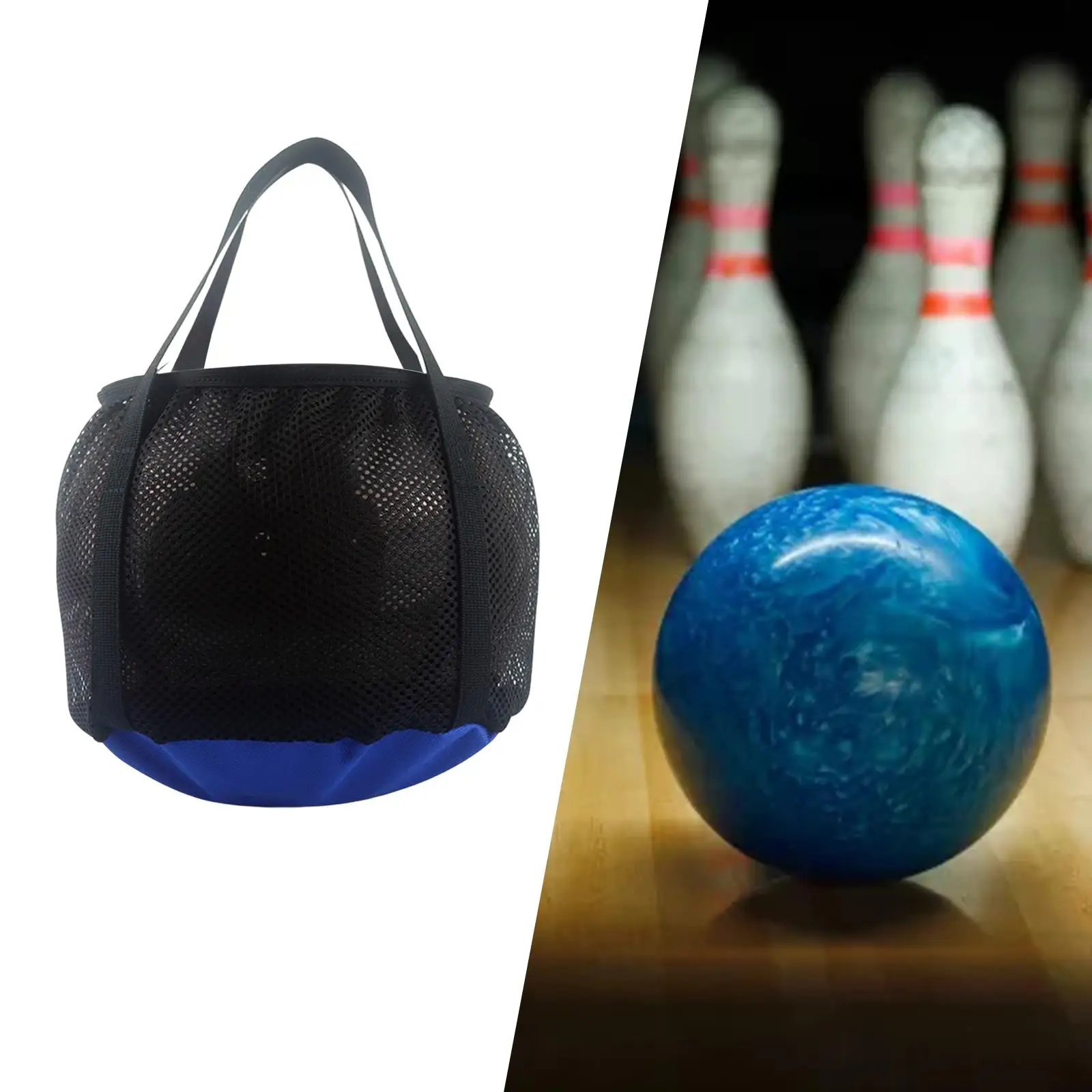 Lightweight Bowling Ball Bags Carrier Bag Pouch Bowling Ball Holder Tote for Bowling Accessories Women Men Gym Ball Exercise