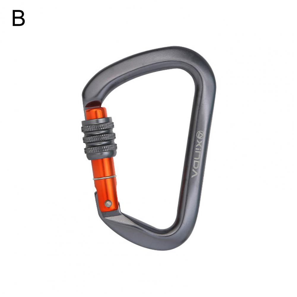 Description Picture 6 of itemClimbing Carabiner Anti-oxidation Wear Resistant Accessory O-Shape D-Shape Screw Climbing Lock for Mountaineering