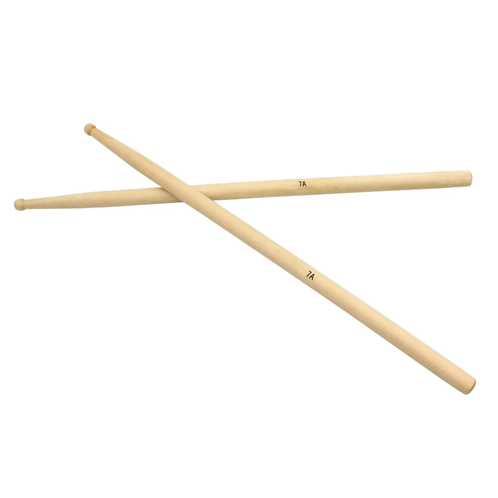 Wooden Drumstick Drum Sticks 7A Drumstick Wood Tip Drumstick for Beginners Professionals