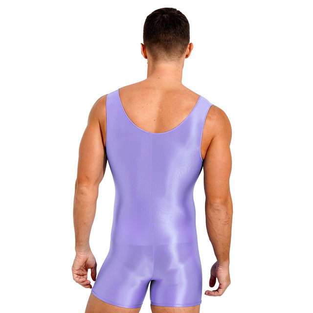 Aimpact Sexy Men's Bodysuit Mens Leotard Training Slimming Cincher