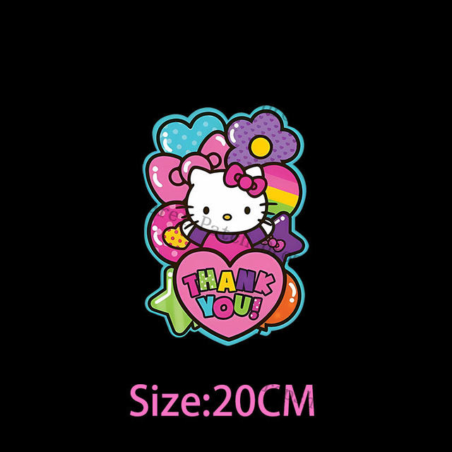 Hello Kitty Anime My Melody Kuromi Iron-on Transfers For Clothing