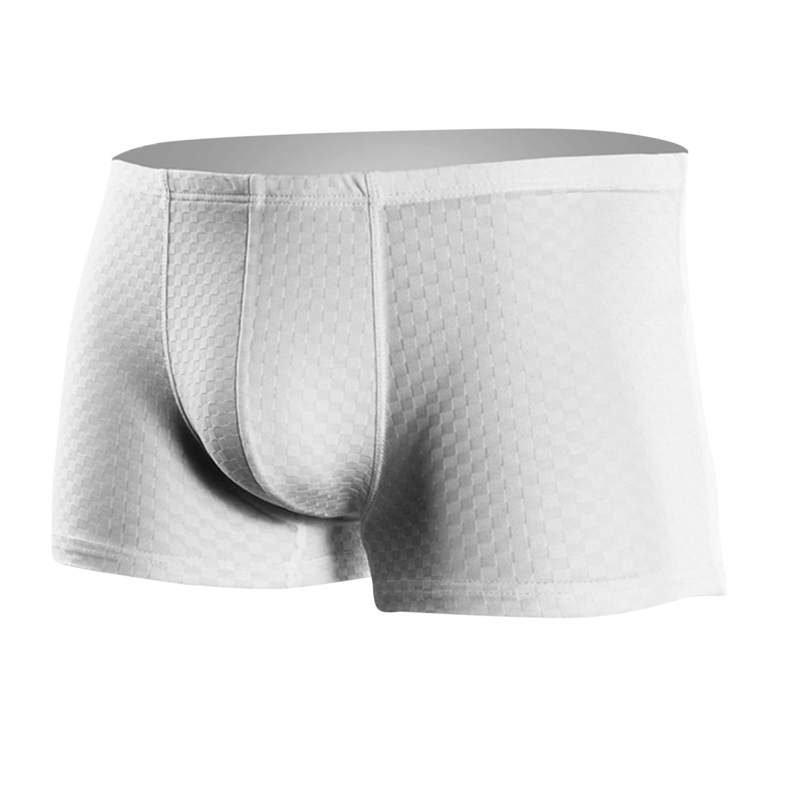 Title 17, Boxer en soie glacée transparente pour homme, s...