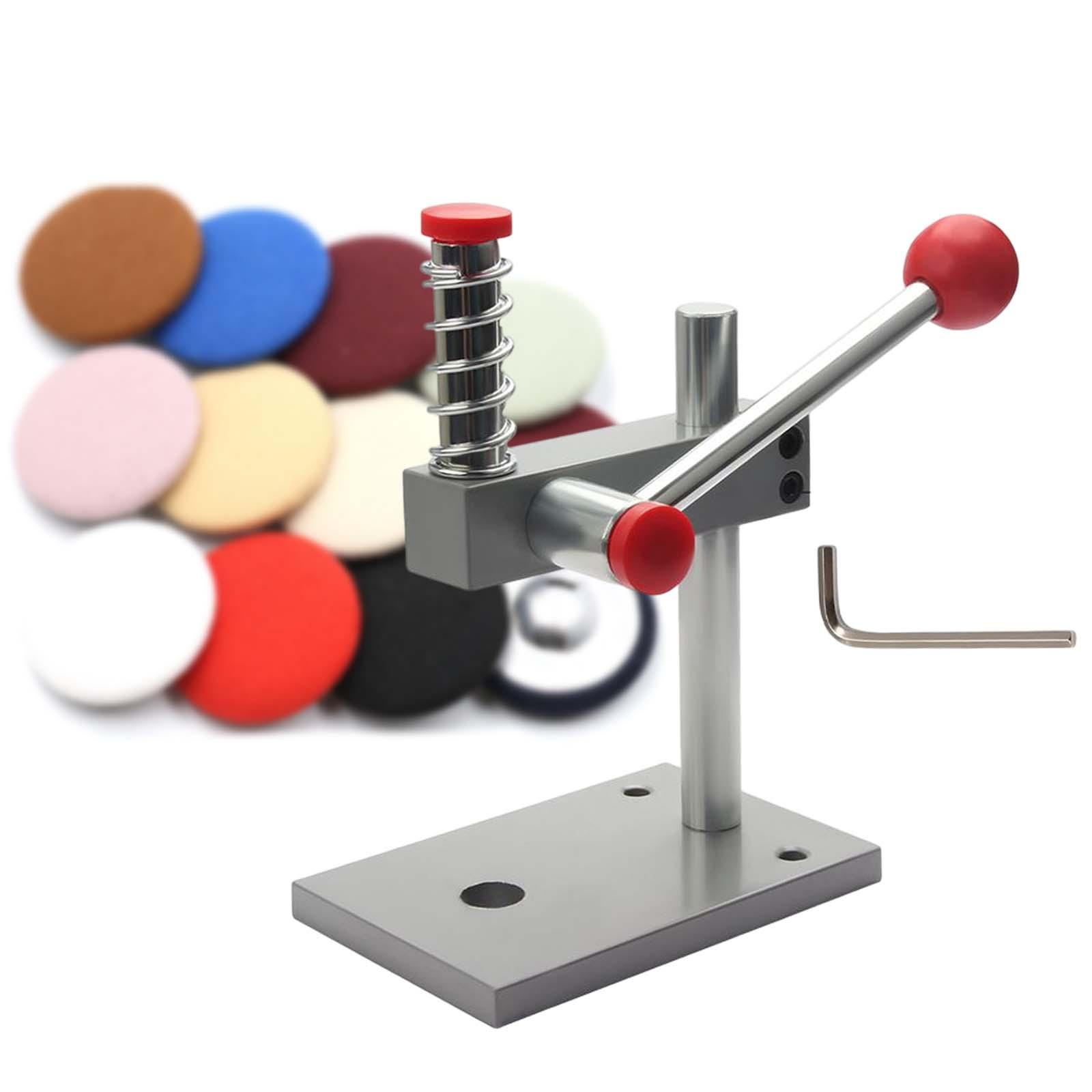 Button Maker Machine DIY Adjustable Height Easy to Operate Decorative Button Maker Making Tool