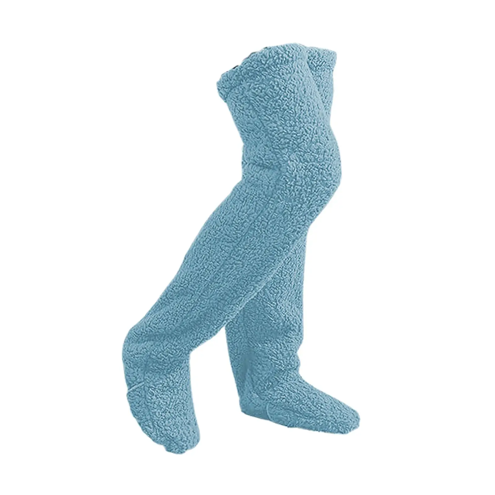Thigh High Socks Cosplay Accessories Leg Stocking Plush Leg Warmers Over Knee High Fuzzy Socks for Living Room Apartment Dorm
