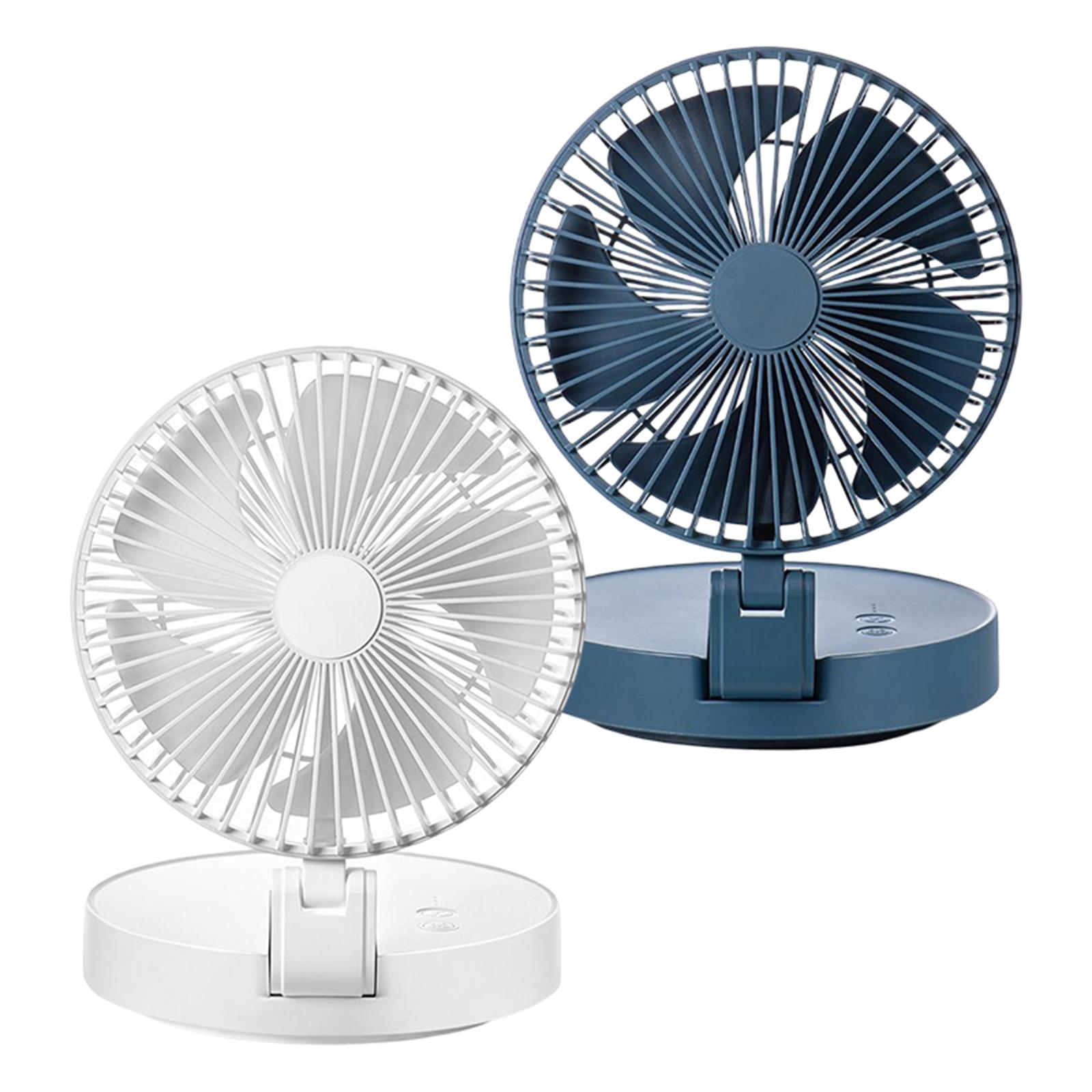 Folding USB Personal Desk Fan Wall Mounted Table Fan Height