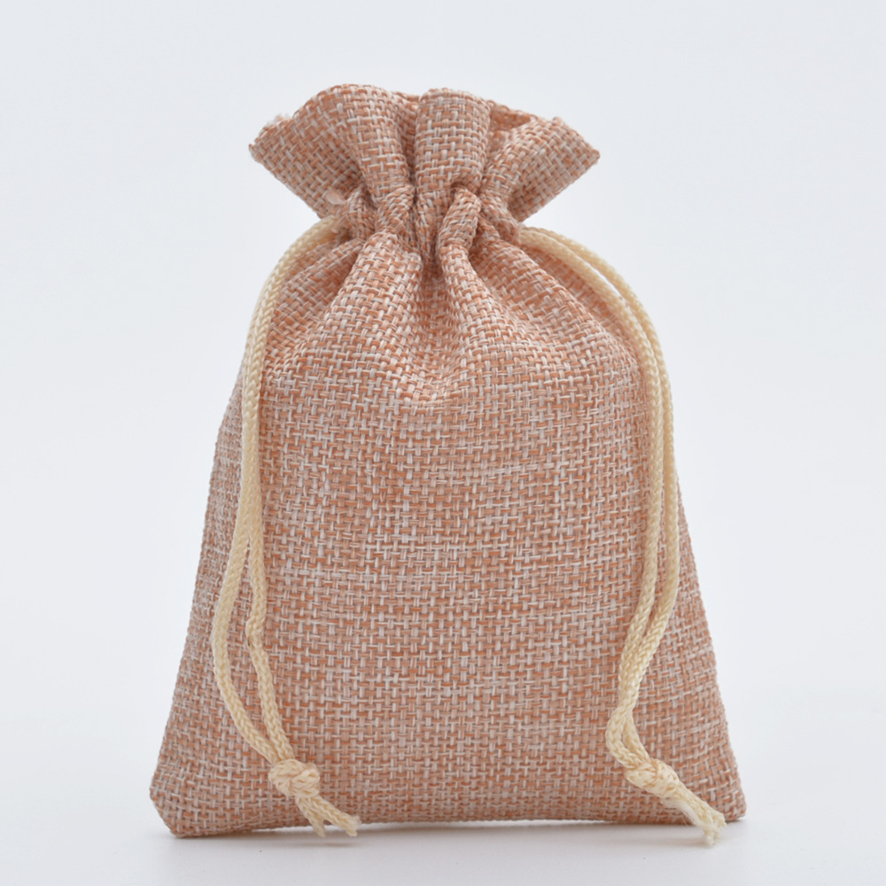 5 Stück Multisize Jute Sackleinen Leinen Kordelzug Tasche Weihnachten Halloween Geschenktüten Hochzeit Geburtstag Party Süßigkeiten Schokolade Verpackungsbeutel – Detail 30