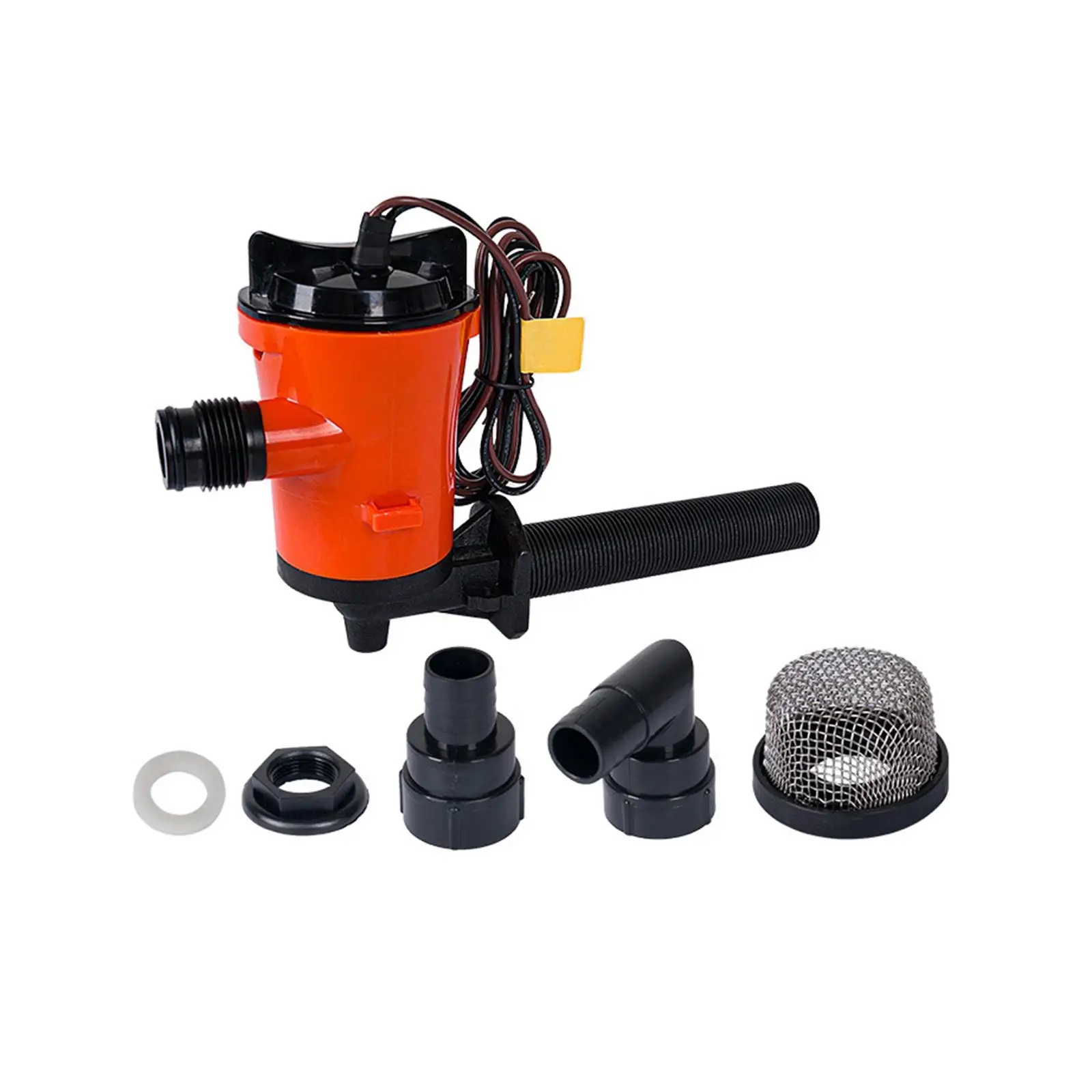 Livewell Pump for Boat Bilge Pump Easy to Install 24V 800GPH Durable Accessories Direct Replaces Easy to Clean Boat Aerator Pump