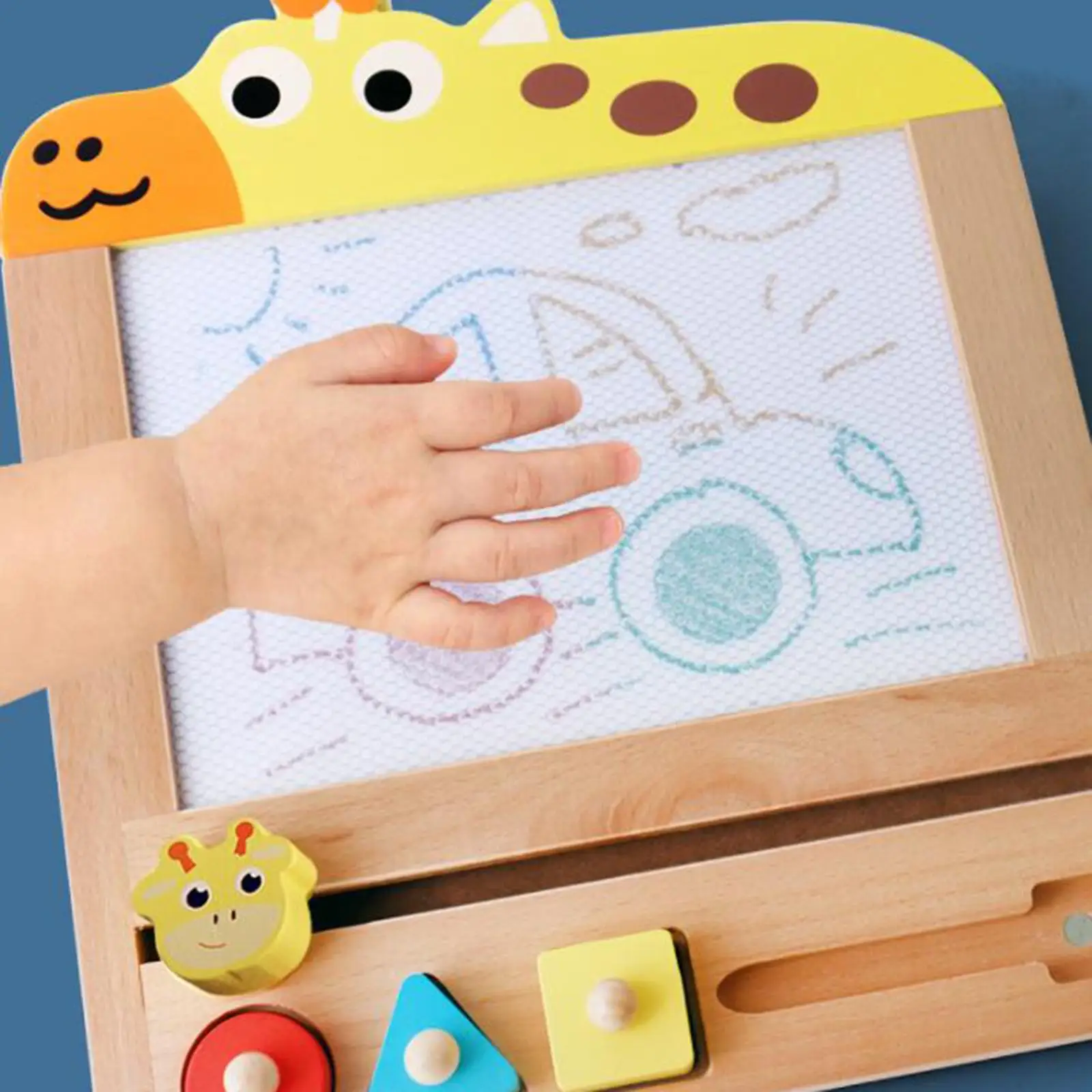 Magnetic Drawing Board Writing Painting Art Magnetic Doodle Board for Toddlers Kids 1-2 Years Old Easter Valentines Day Gifts
