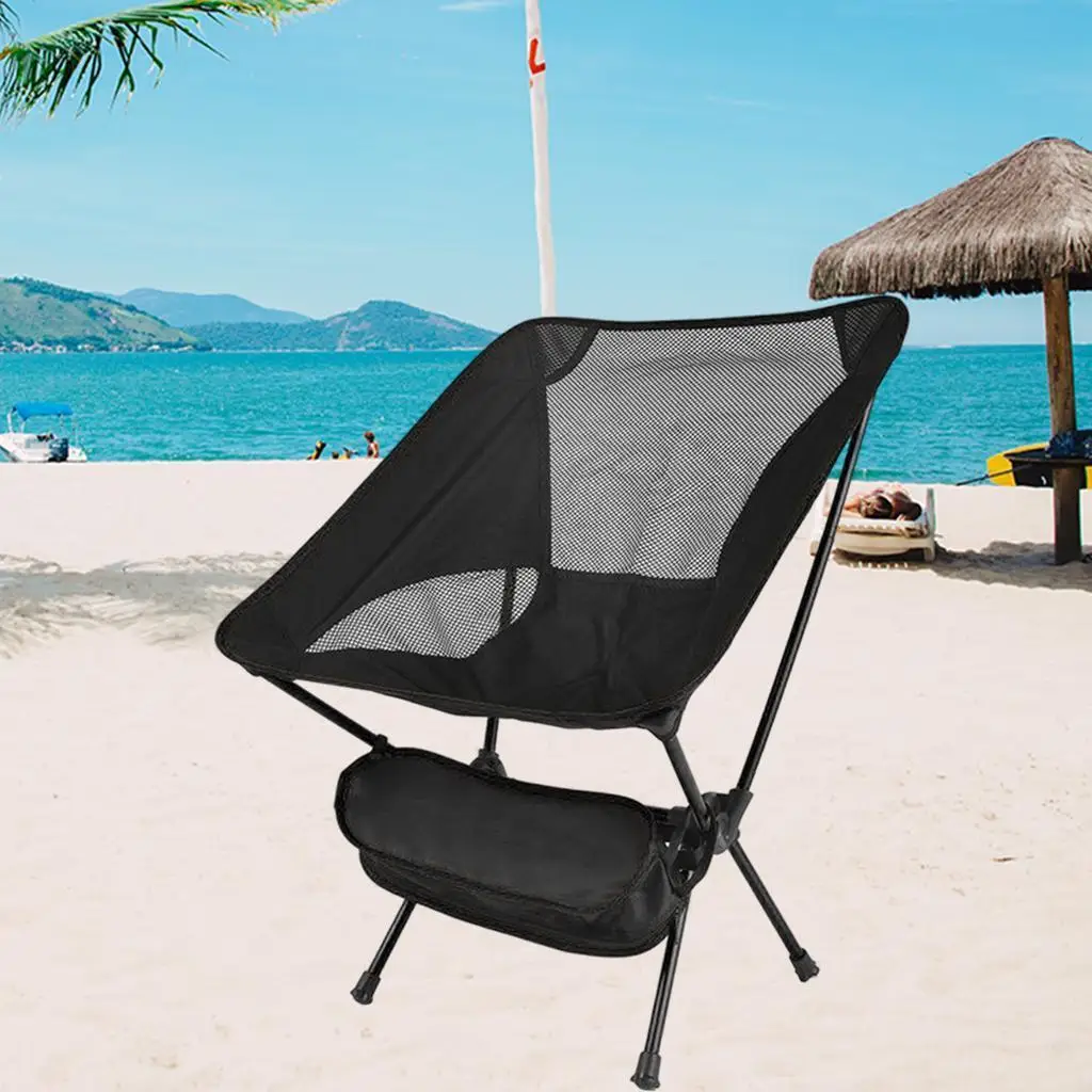 Folding Camp  Lightweight & Durable Outdoor Backrest Seat Stool for