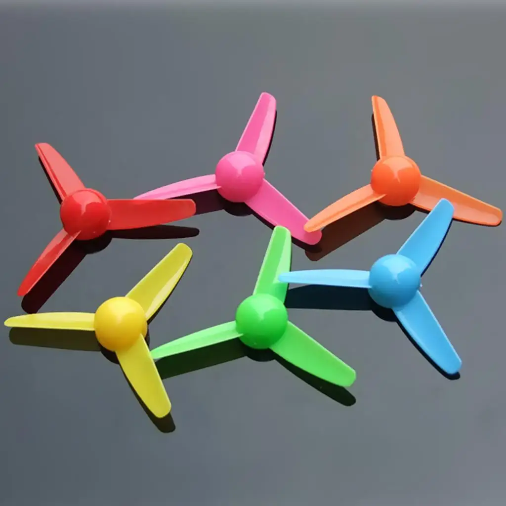 18 Pieces Multi-colored Propellers Prop 3 Leaf for Parts Accessory