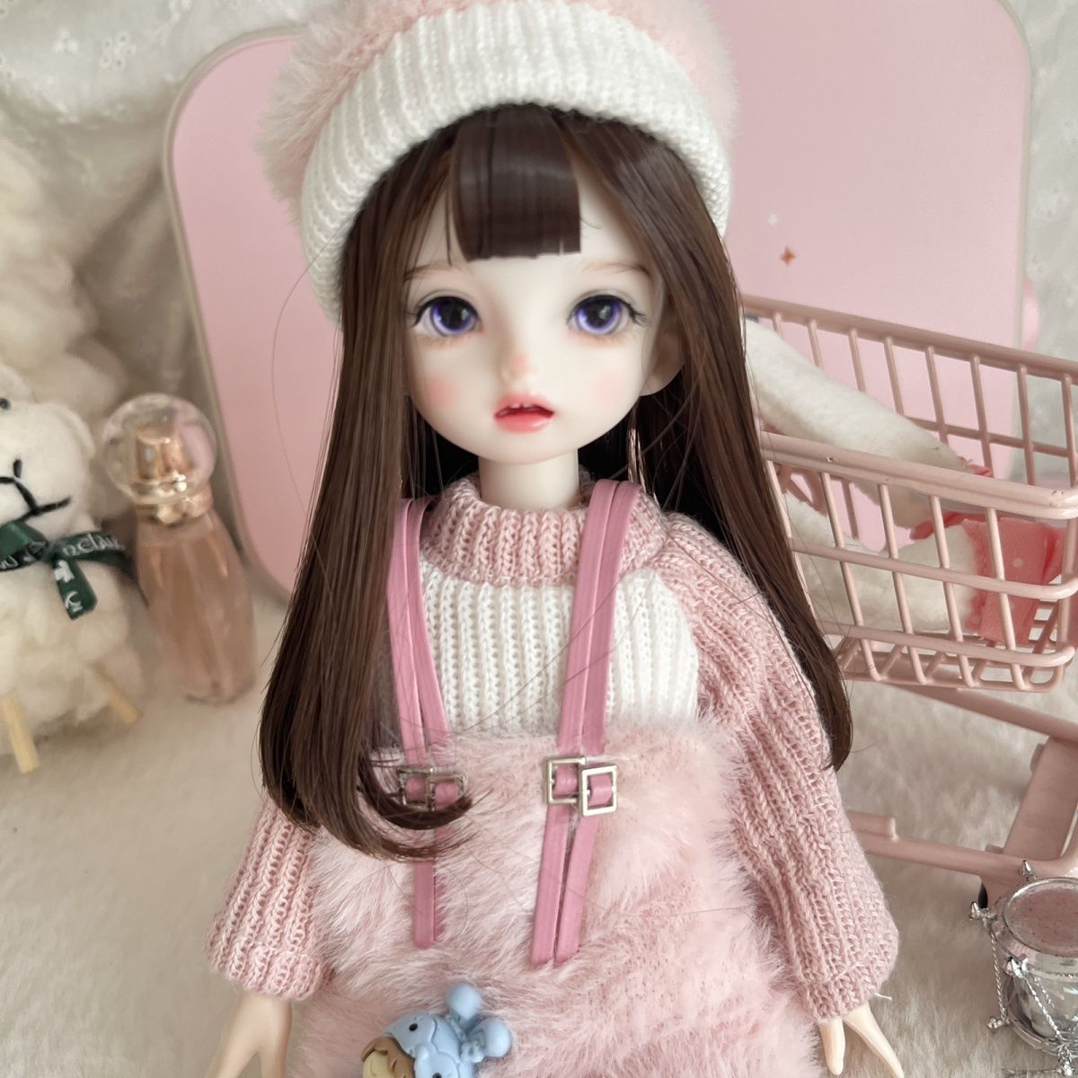 Кукла для девочек, игрушка BJD, Мини-куклы, аниме девочка, рождественский  подарок, детское тело, 3D большие глаза, красивые игрушки «сделай сам»,  кукла, одежда, наряд, 1/6 | AliExpress