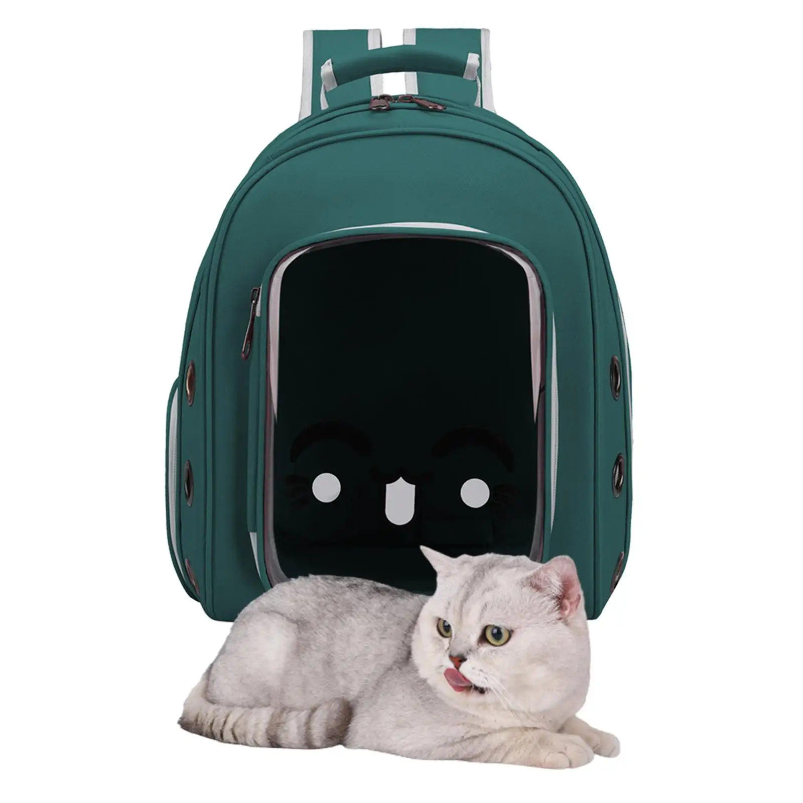 Pet Carrier Small Cat Dog Backpack Puppy Transparent Holder Breathable Bag