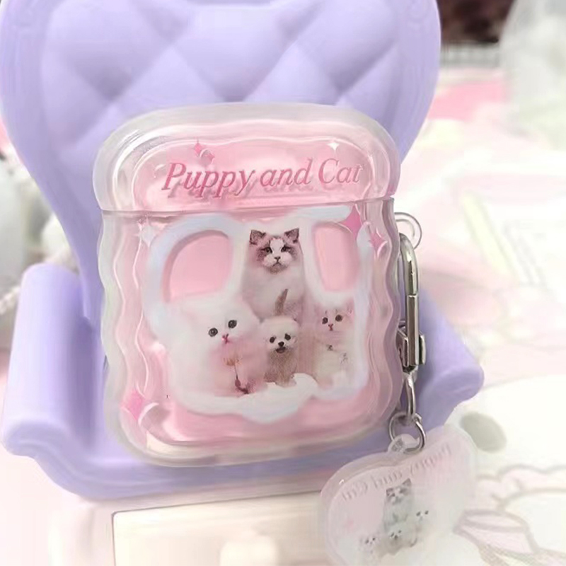 最大92%OFFクーポン AirPodsPro 第1世代 ケース 猫 犬 かわいい ピンク