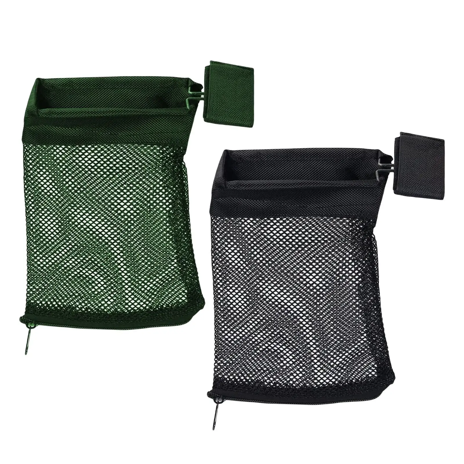 Net Recycling Bag Toiletry Pouch Collection With Zipper Organization Portable Storage Bag for Outdoor Office Hiking Home