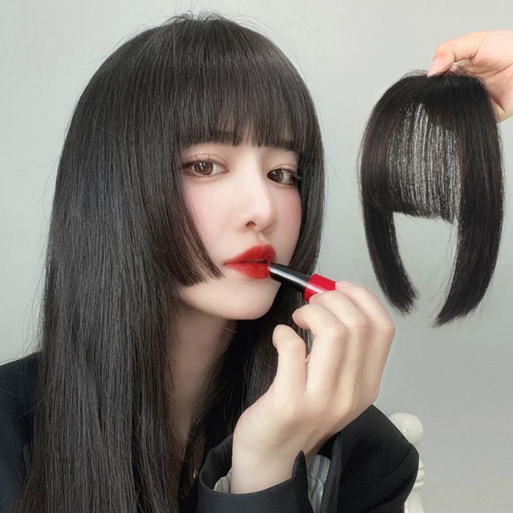 Best of Extensions Bangs Natural Lightweight Match Well Princess Hime Cut Fake Hair Wig Bangs For Women Reviews & Tips