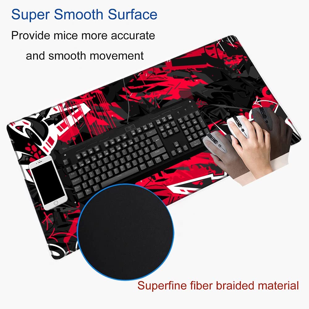 Base de Borracha Antiderrapante Mousepad Teclado Mouse