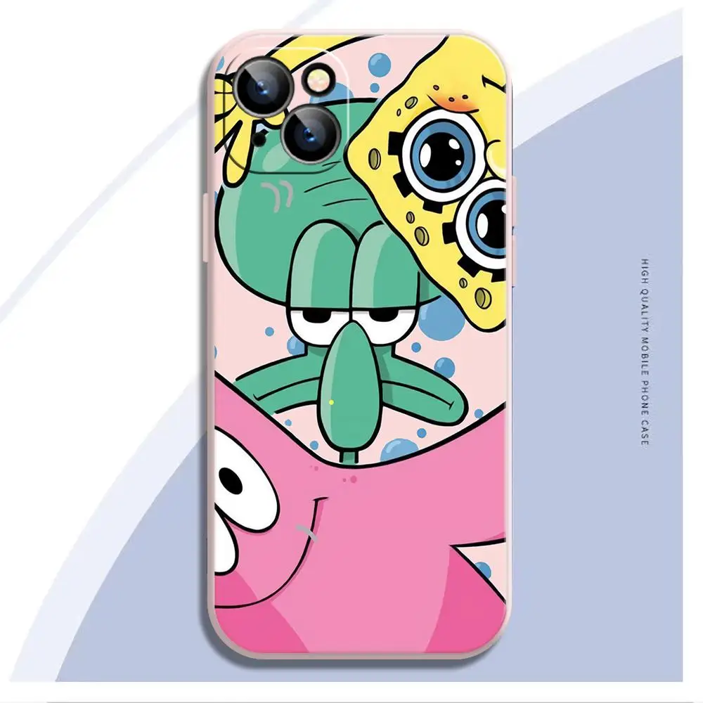 phone cases for iphone 11 SpongeBob SquarePants Phone Case For iPhone 12 Pro Max 13 11 12 Max Pro Mini 7 7P Xr X Xs 8 Plus 6 6s SE 2020 Rgb5 Cool Ultra iphone 11 case with card holder