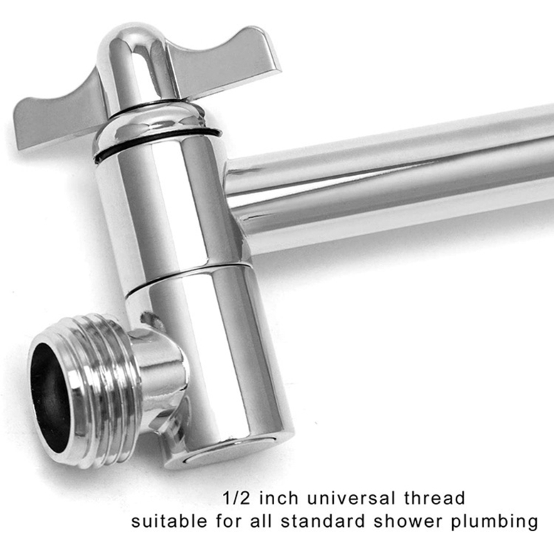 Description Picture 6 of itemShower Arm Shower Arm Universal Connection All Brass Shower Extension Arm Upgrade Shower Experience Easy to Install