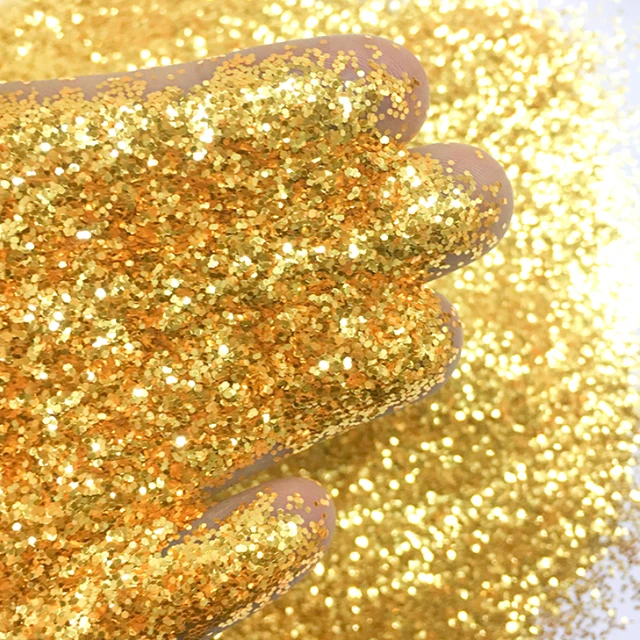 Gold Sequins Christmas Glitter Fabric