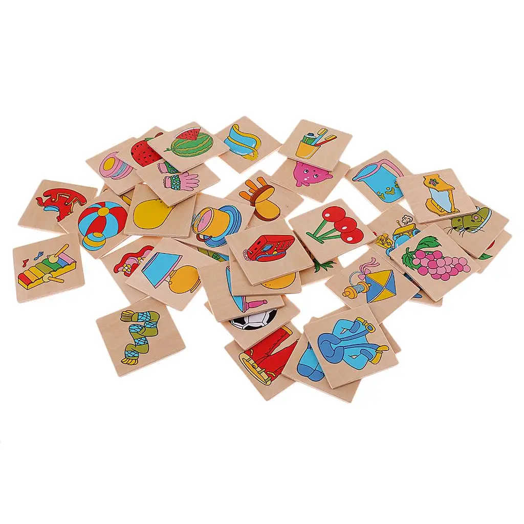 children montessori Kindergarten Game Set Shape Learn Toys Shadow Matching Cards