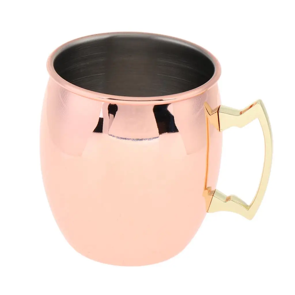 Premium Moscow Mule Mug 16oz Cup Solid 304 Drinking Cups, Set of 1