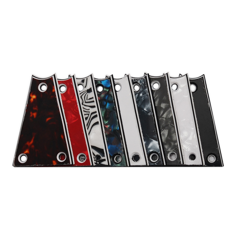 Description Picture 4 of item3 Ply Triangle Guitar Truss Rod Cover 42.5x30MM 3 Hole Truss Rod Plate Multi Colour Availalbe
