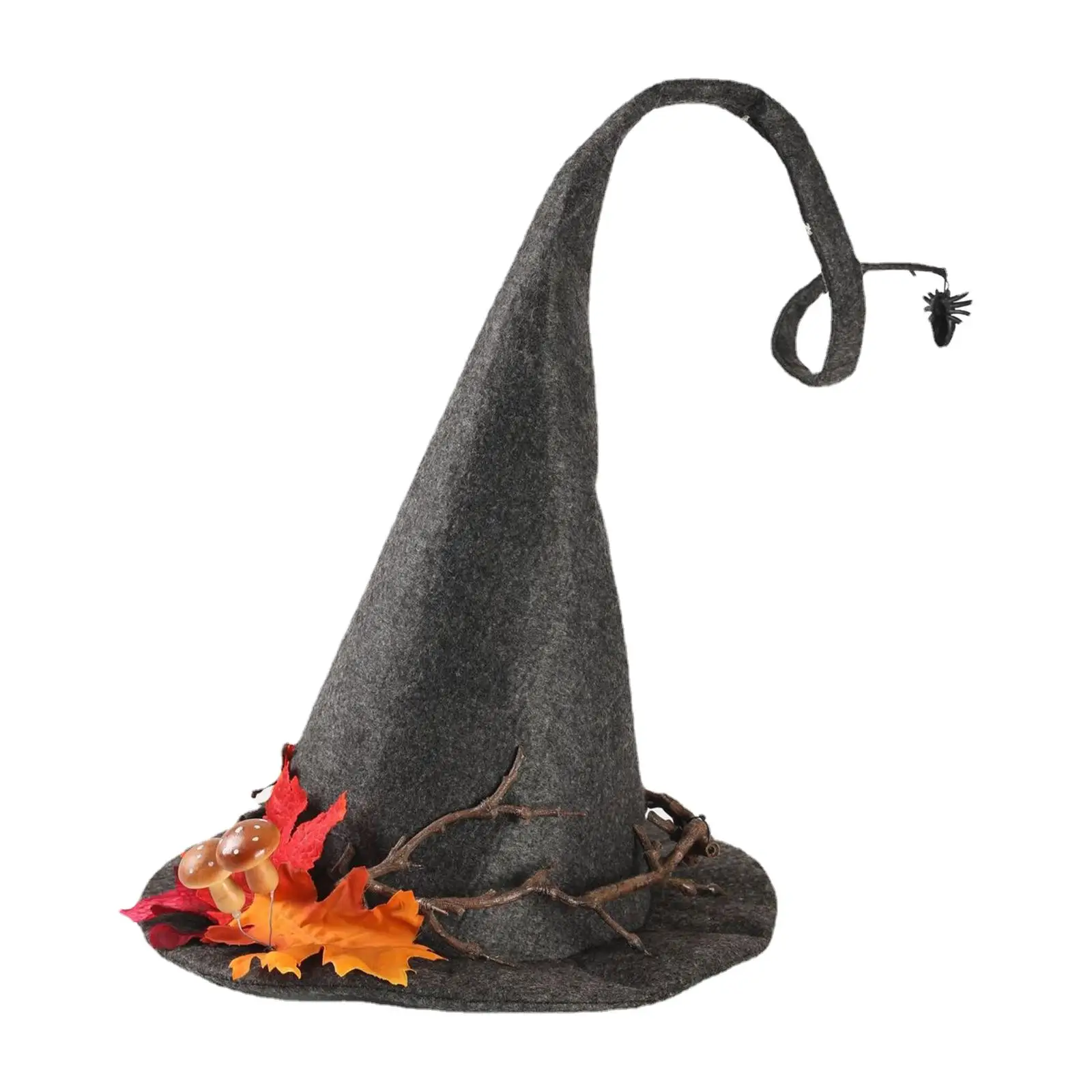 Witch Hats Cosplay Accessories Halloween Sorceress Headgear Photo Props Wizard