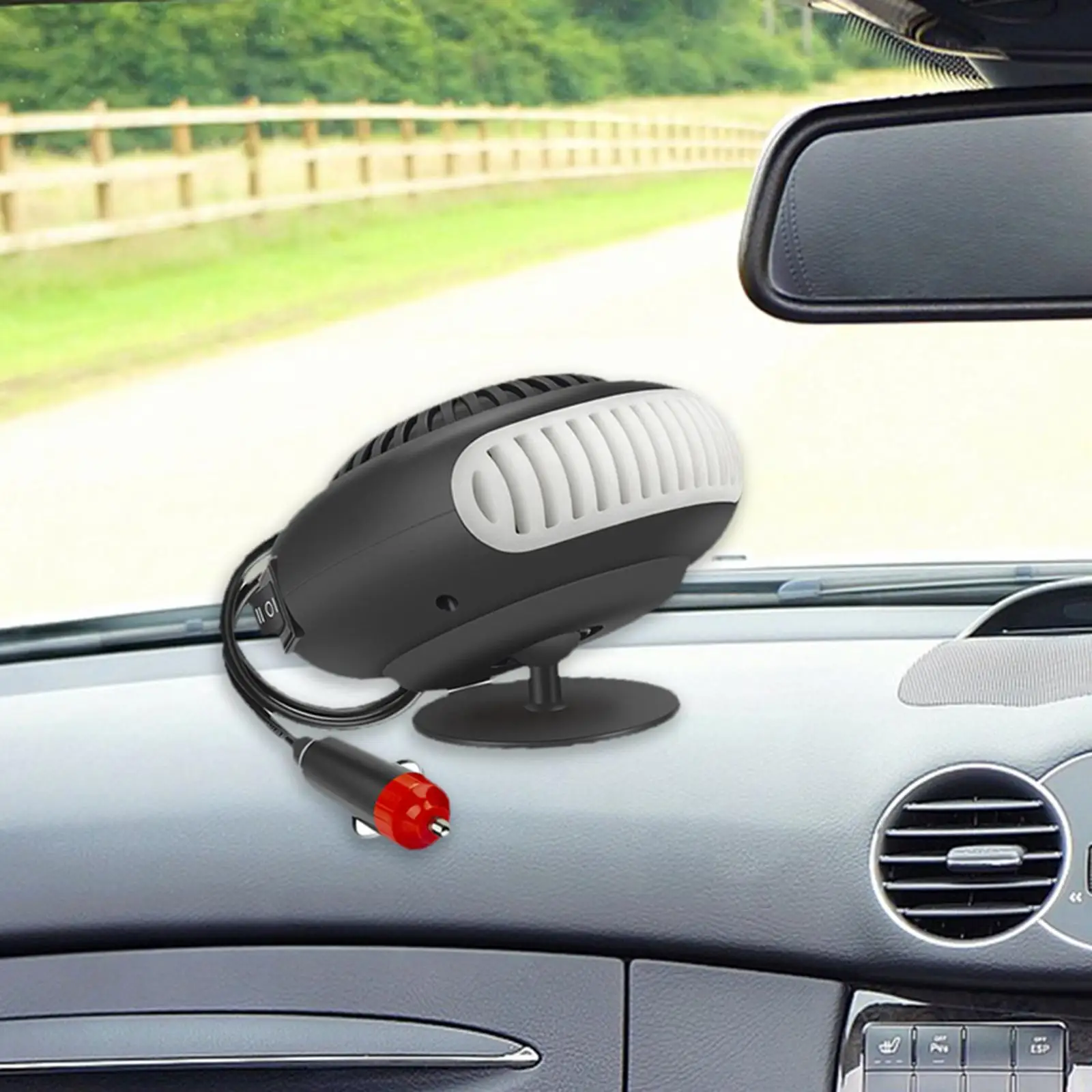 Car Heater with 360 Degree Rotating Base Heating Accessories Car Windshield Defrost Defogger for SUV Cars Winter