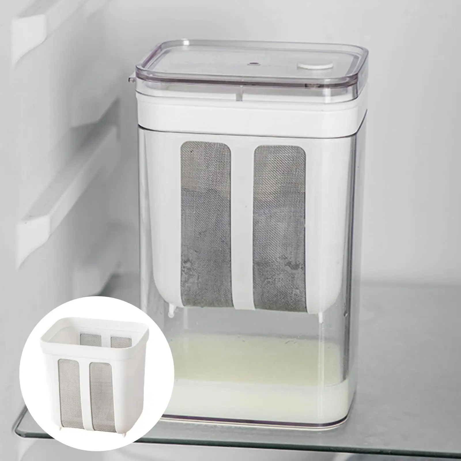Japanese Yogurt Strainer Sieve Homemade Reusable Kitchen Gadgets Fine Mesh Filter Basket for Tea Juice Picnic Soy Milk Kitchen