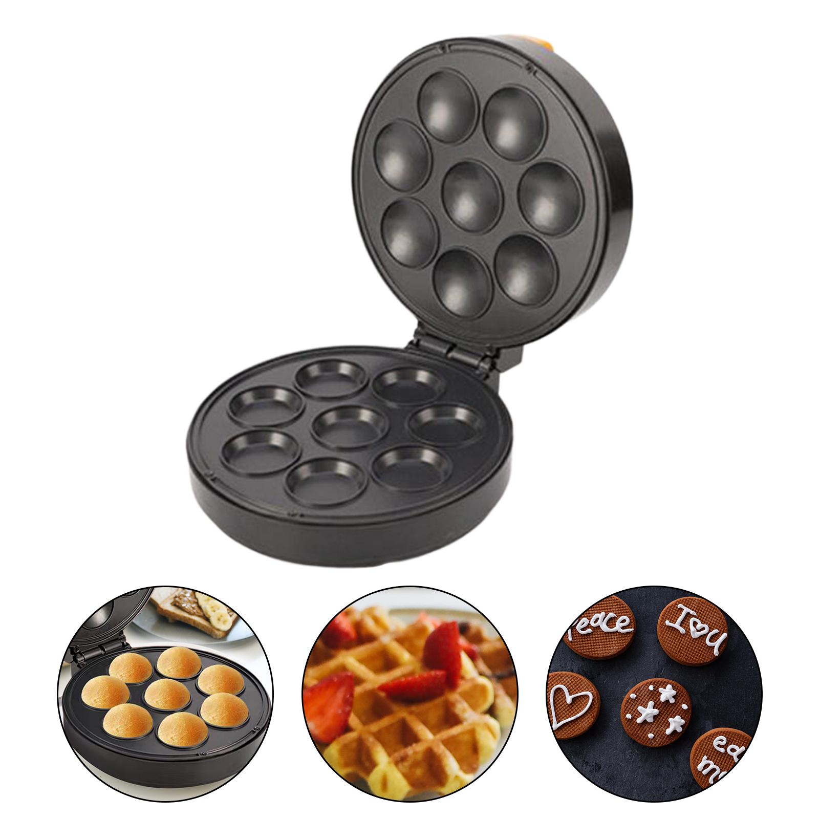 Waffle Machine Nonstick Portable Donut Maker Machine for Donut Chocolate Chip Fried Eggs