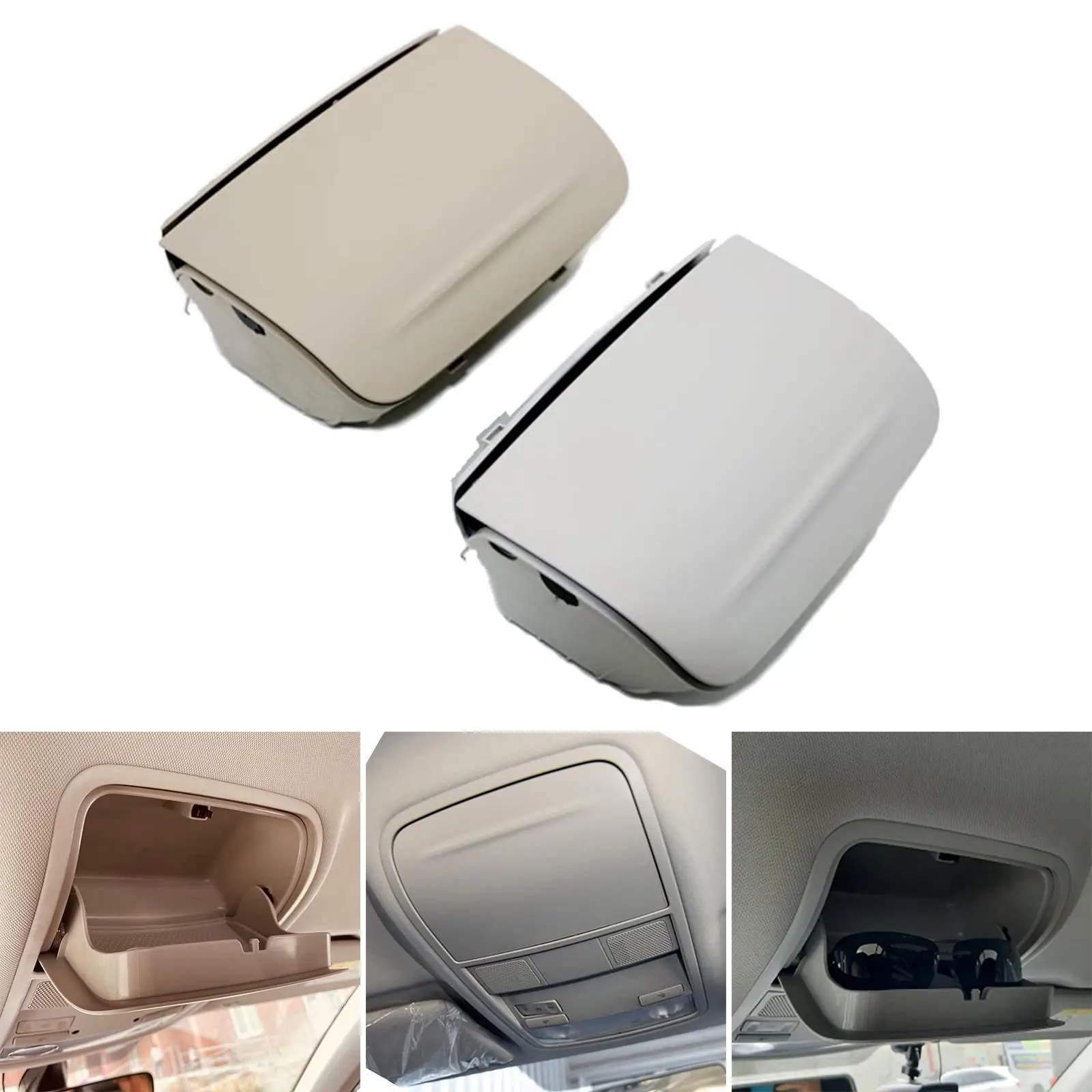 Sunglasses Clip Storage Case Durable 5E0868837 Eyeglasses Holder Protective Box for Skoda Karoq Octavia A7 Seat Ateca Women