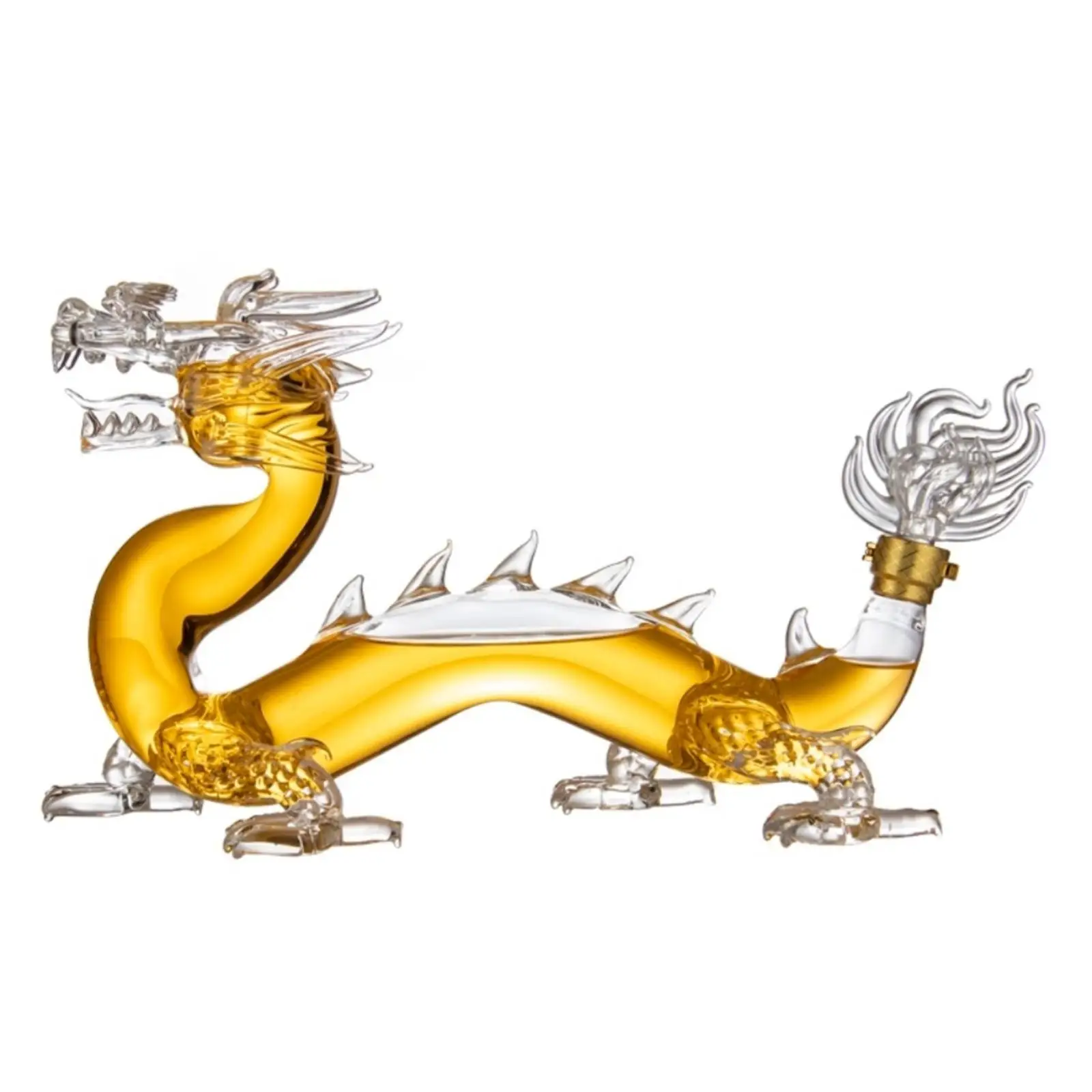  Decanter-Glass Dragon Figurine Entertaining Barware  Drinkware  Tools Dining Restaurant, Bar, Men, Adults