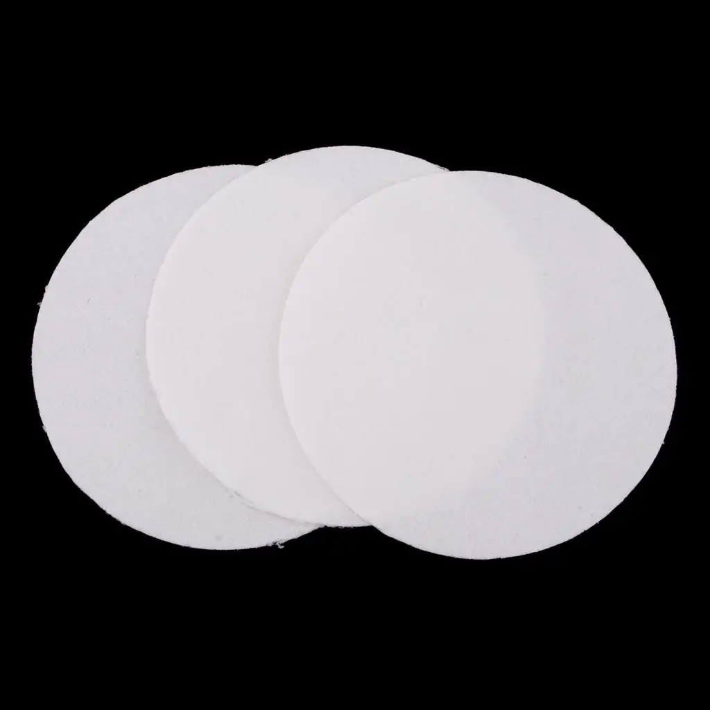 10Pcs High Quality Ceramic Fiber Fusing Papers Round Papers 115mm x 1mm