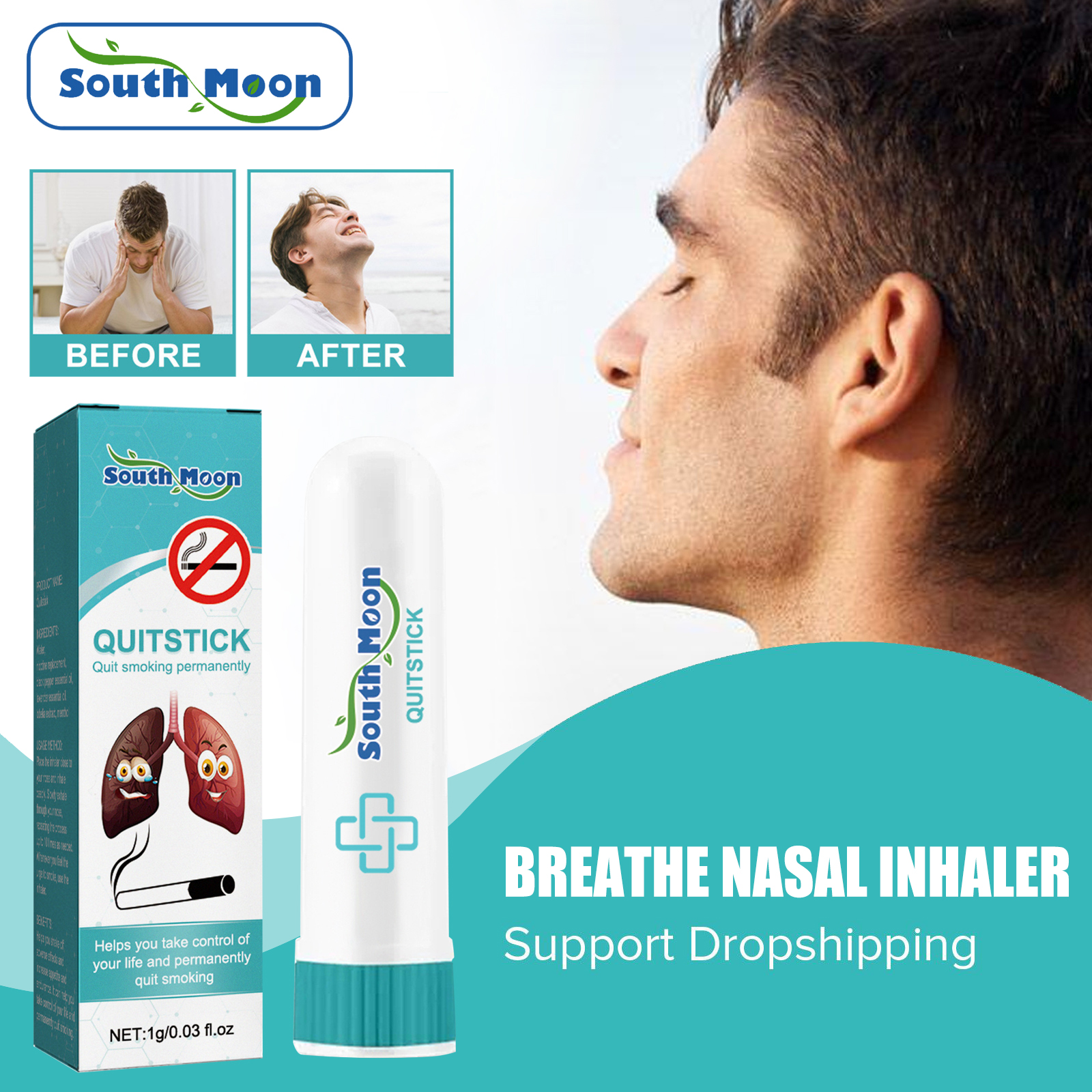 Best of Detox Nasal Stick Lung Cleaning Detoxification Relieve Headache Fatigue Itching Rhinitis Nasosinusitis Nose Obstruction Inhaler Reviews & Tips