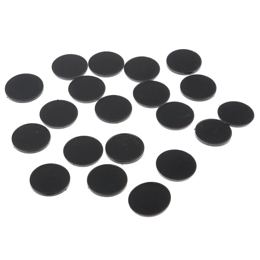 20pcs Modern Action Figure DISPLAY STANDS 22mm Round Base for RPG Miniature