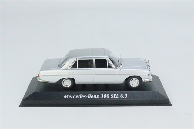 MINICHAMPS 1:43 300 SEL 6.3 1968 blue /silver Model Car - AliExpress