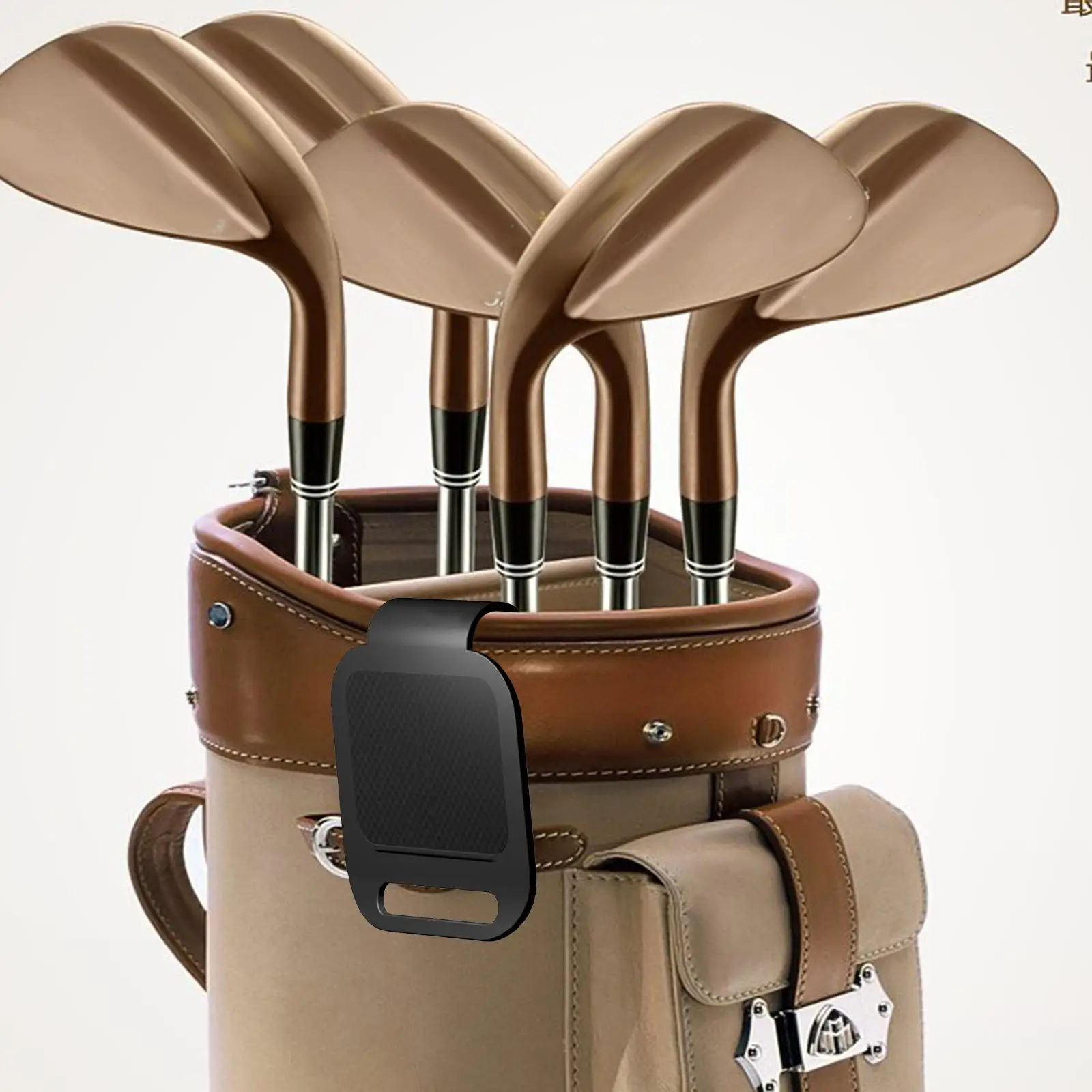 Golf Bag Metal Landing Pad Bag Clip for Magnetic Golf Gear Rangefinder Strap