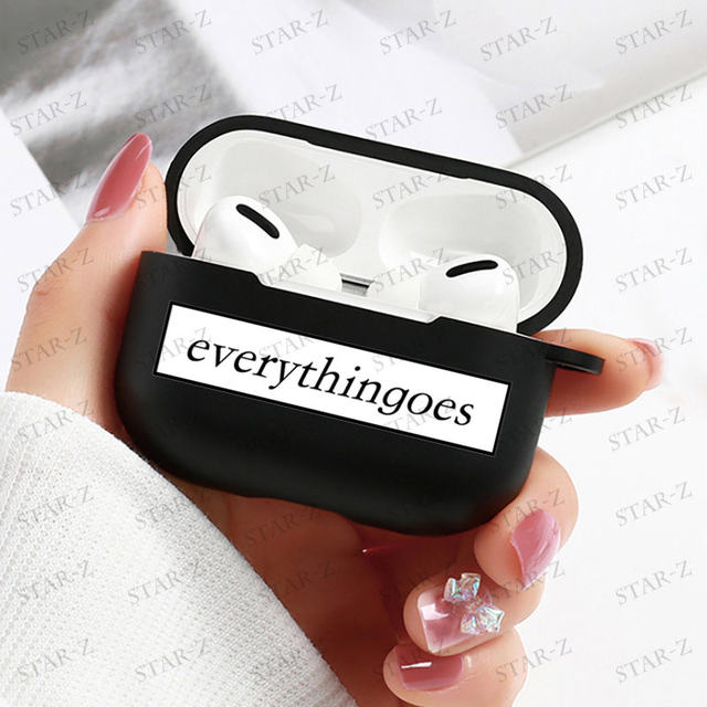 Soft Balck Silicone Case for Airpods Pro 2 3 1 Hot Korean
