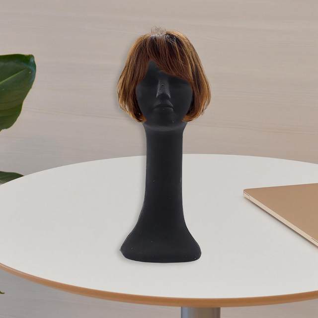 12 inch 3 Pcs Styrofoam Wig Head - Tall Female Foam Mannequin Wig Stand and Holder for Style, Model and Display Hair, Hats and Hairpieces, Mask - for