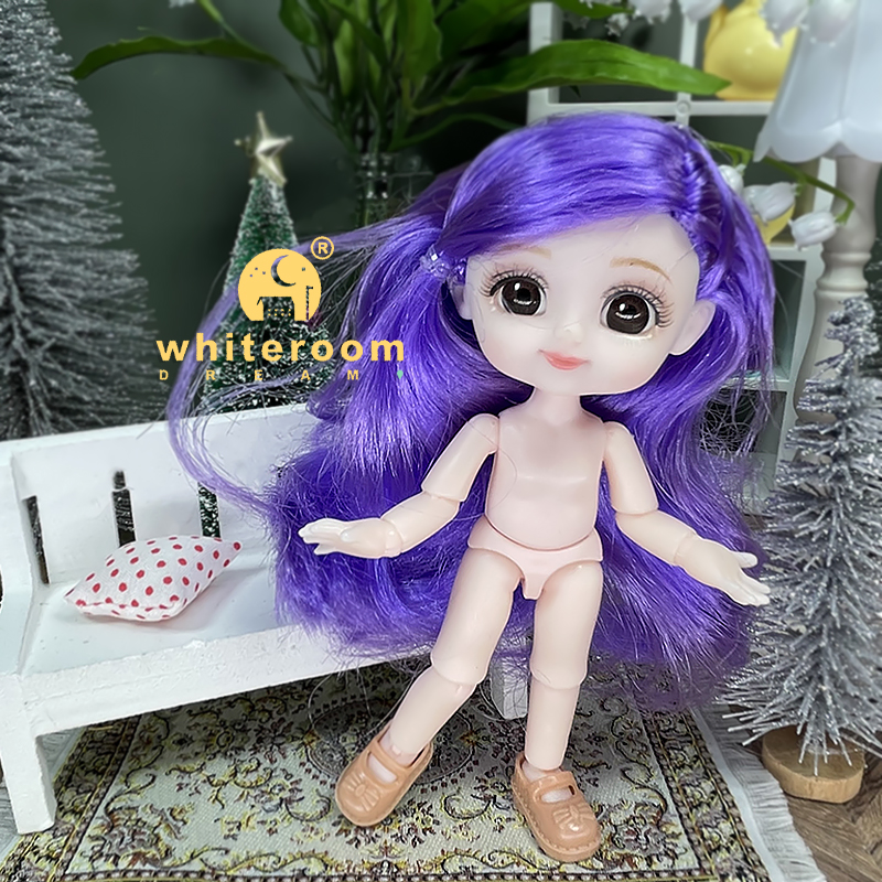 Neue Kawaii 1/12 Baby Tasche Puppe 10cm Ob11 Puppen Mit Kleidung Outfit Kleid Überraschung Bjd Puppen Figur Aktion Spielzeug für Mädchen Geschenke – Detail 16