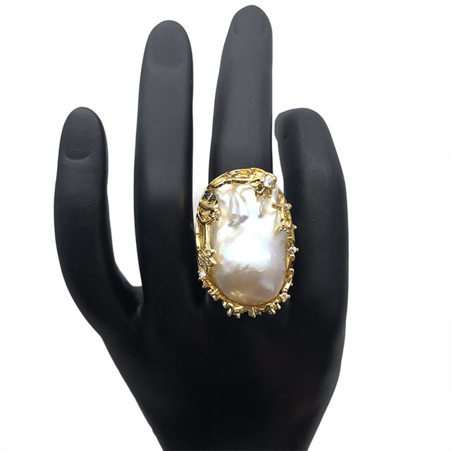 Luxury Fashion Natural Freshwater Baroque Large Irregular