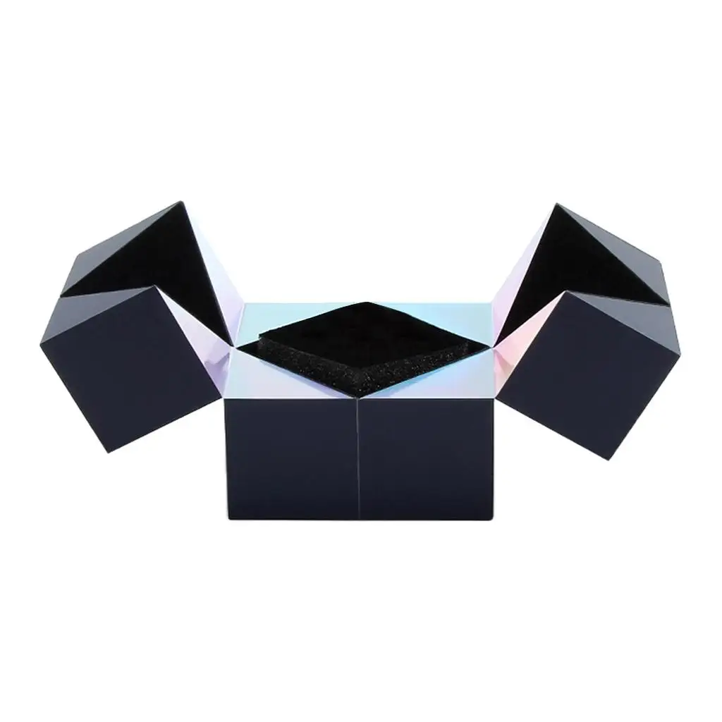Funny Jewelry Box Folding Ring Box Marriage Jewelry Display Organizer Fashion Design Jewelry Packaging