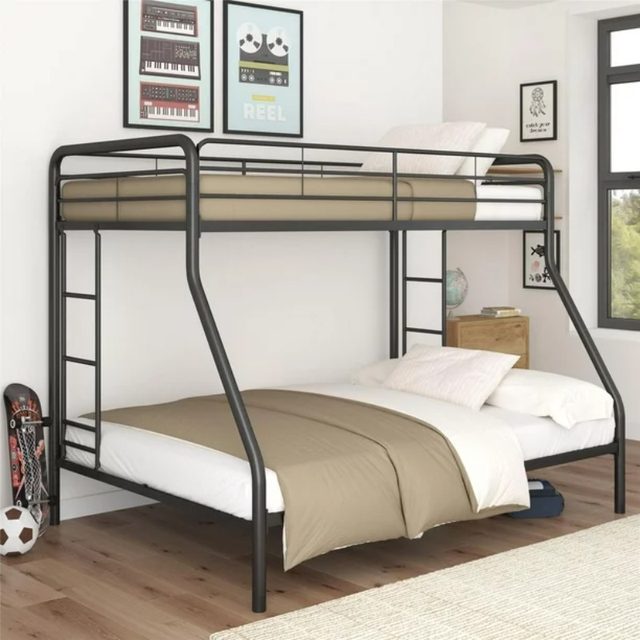 Dhp twin-over-full metal fashion bunk bed frame