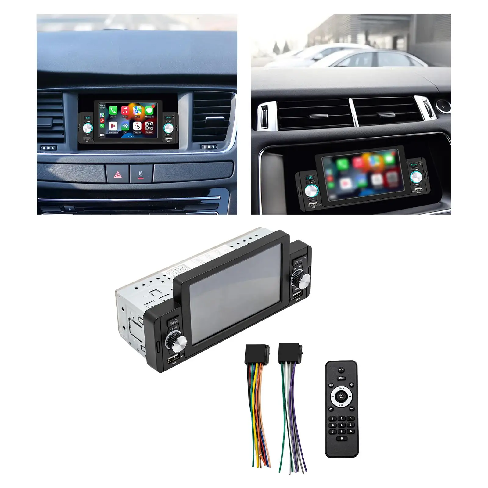 Car Radio Player Stereo Receiver Wireless for Automobile
