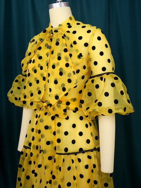 Yes, I adore polka dots!, Dress: Fashion Bug (via another F…